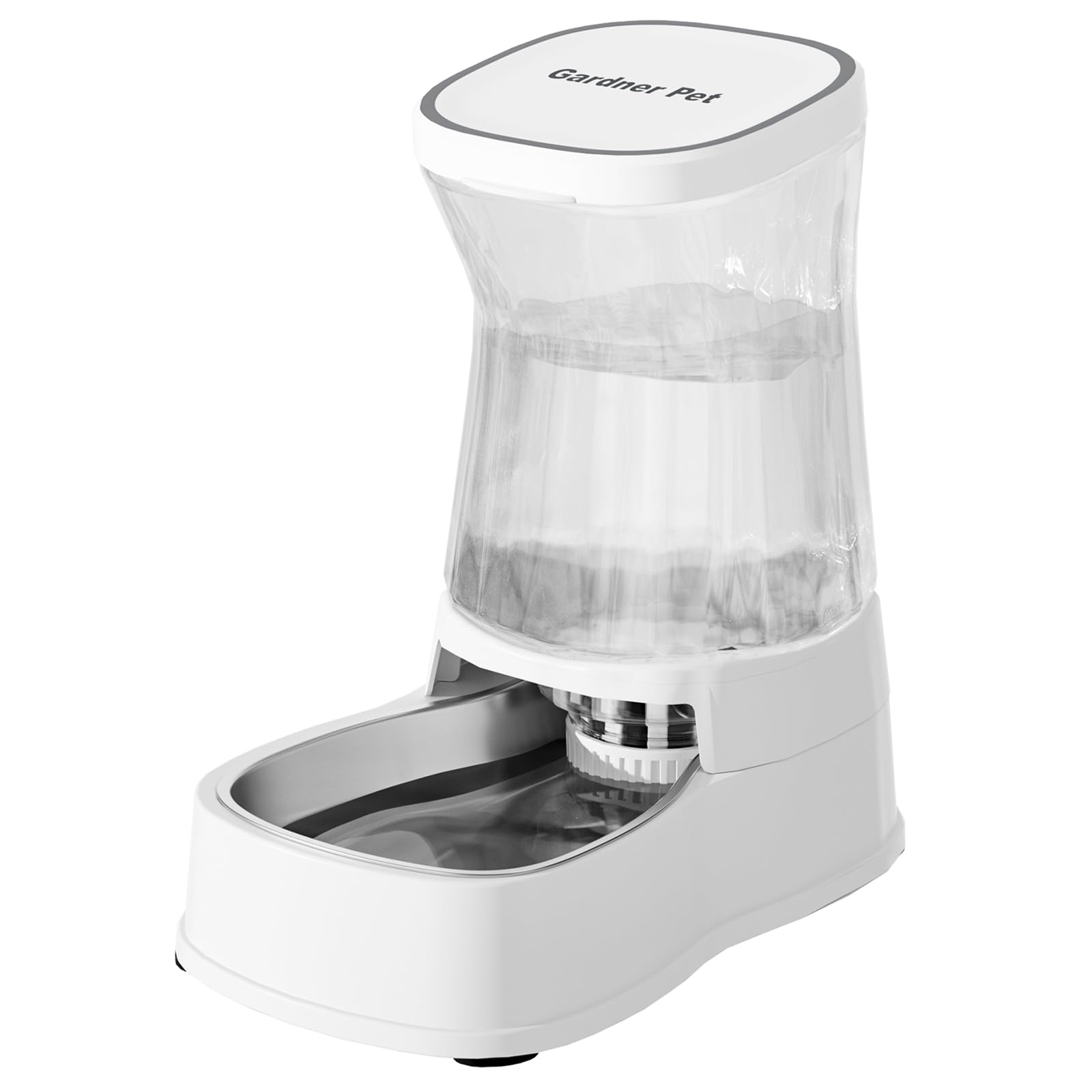 Automatic Dog Water Dispenser Stainless Steel Gravity Feeder