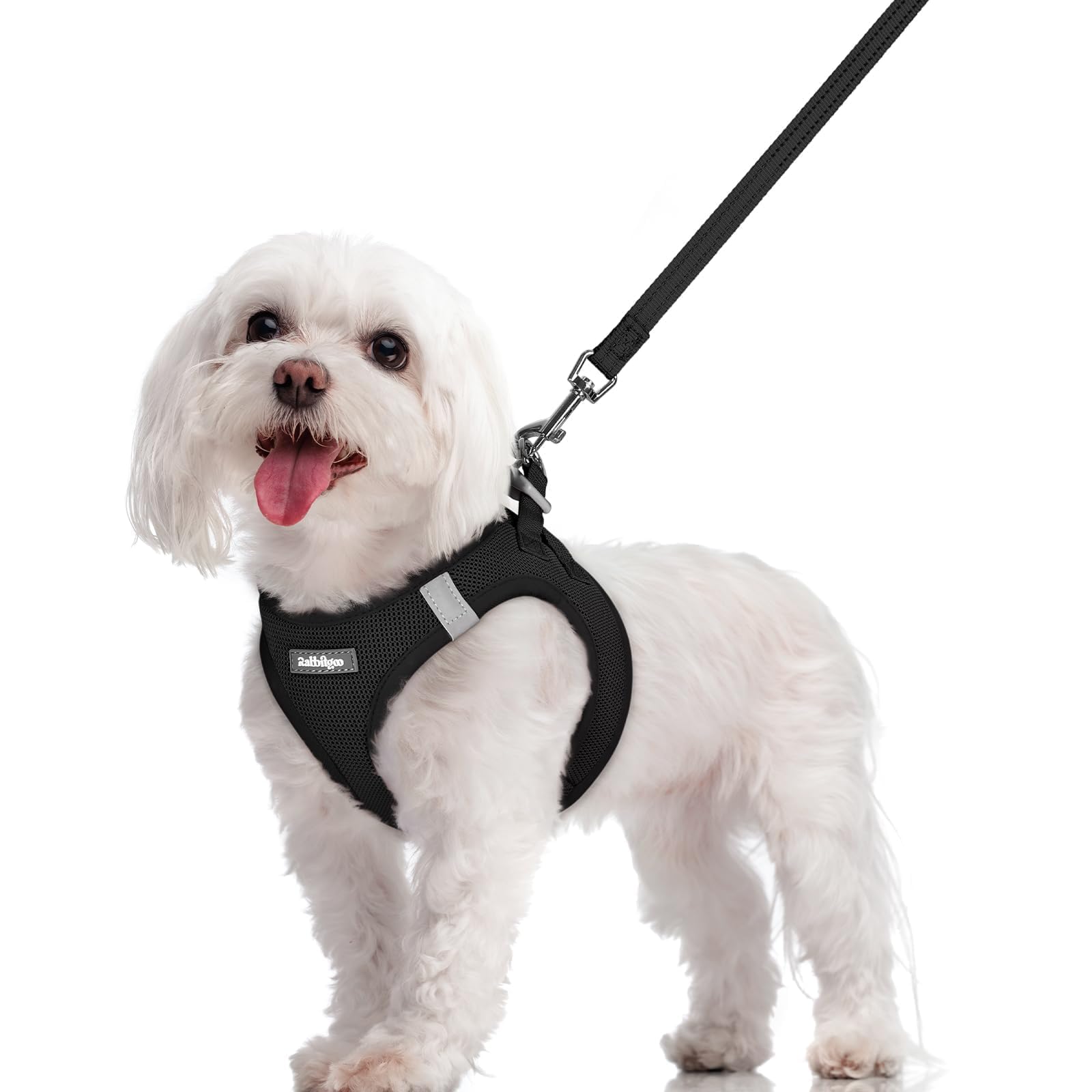 Soft Mesh Dog Harness and Leash Set Reflective Lightweight