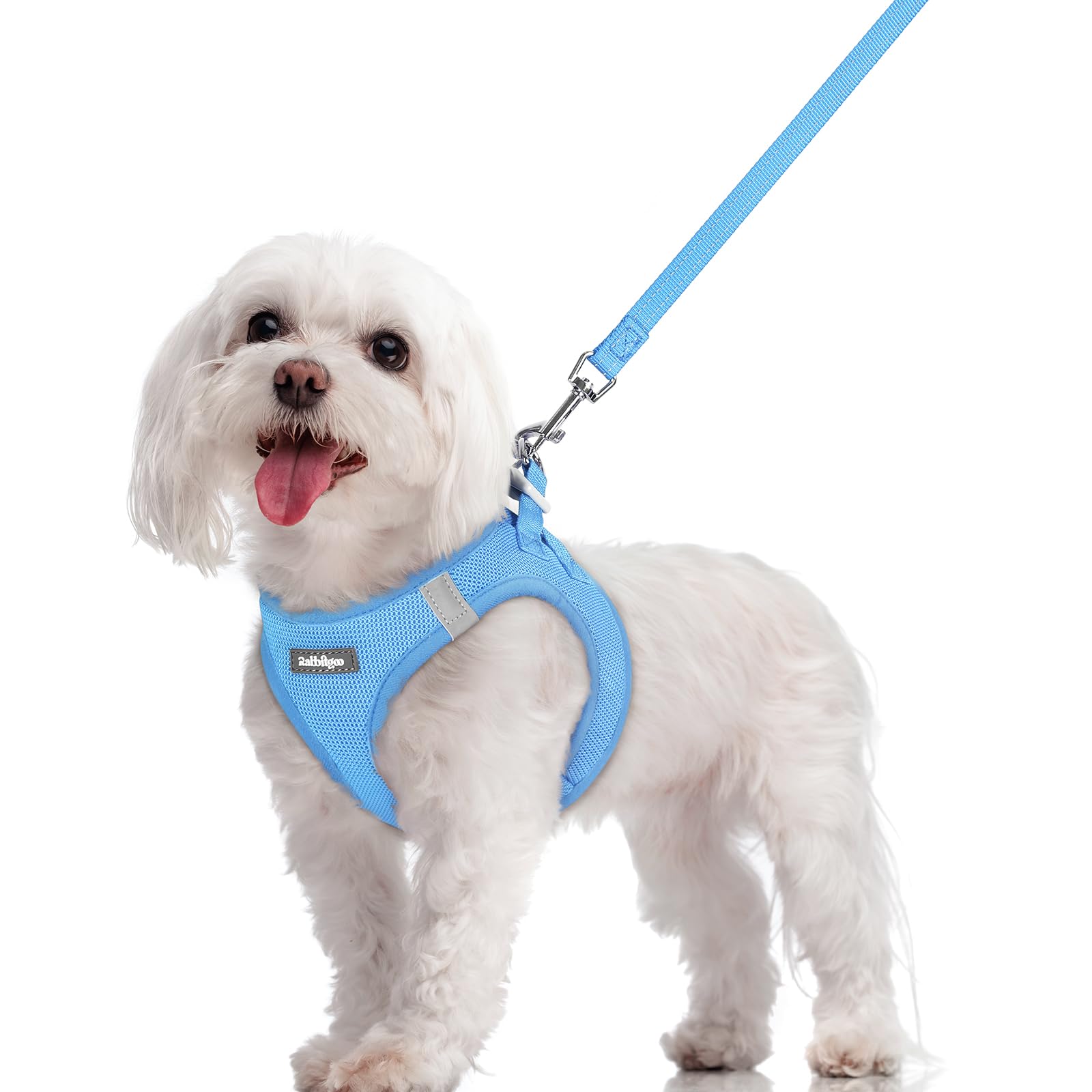 Soft Mesh Dog Harness and Leash Set Reflective Lightweight