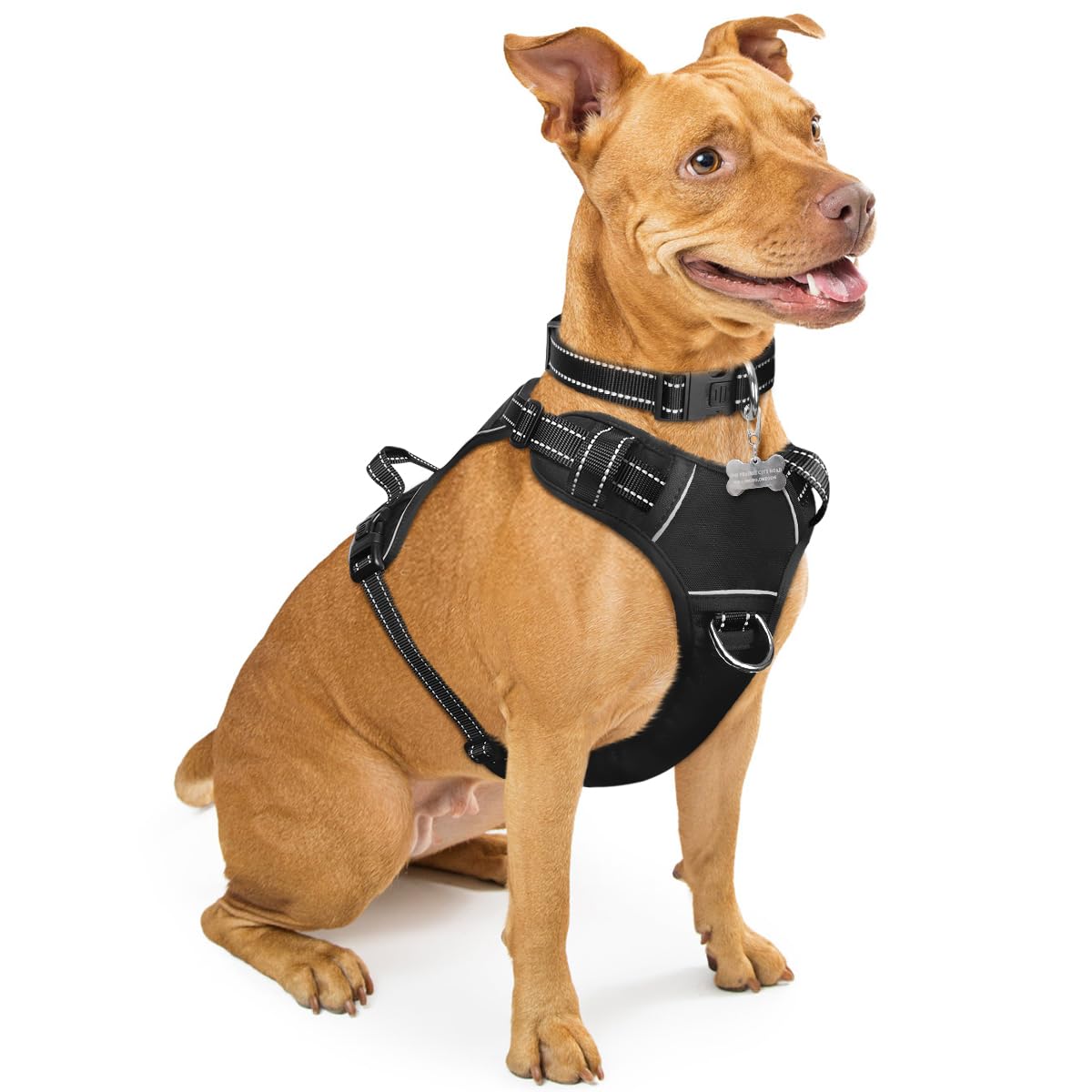 No Pull Dog Harness Reflective Adjustable with Handle