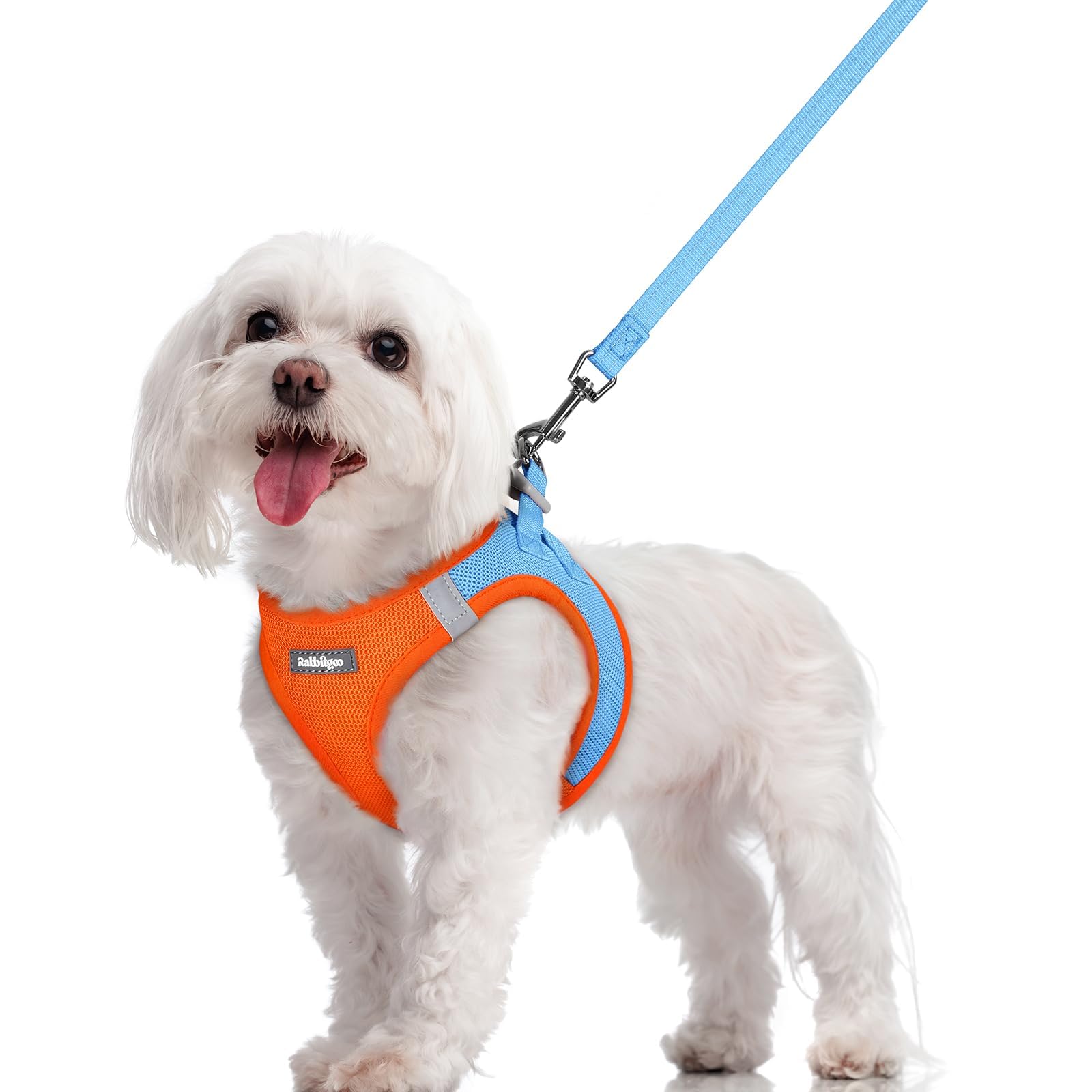 Soft Mesh Dog Harness and Leash Set Reflective Lightweight
