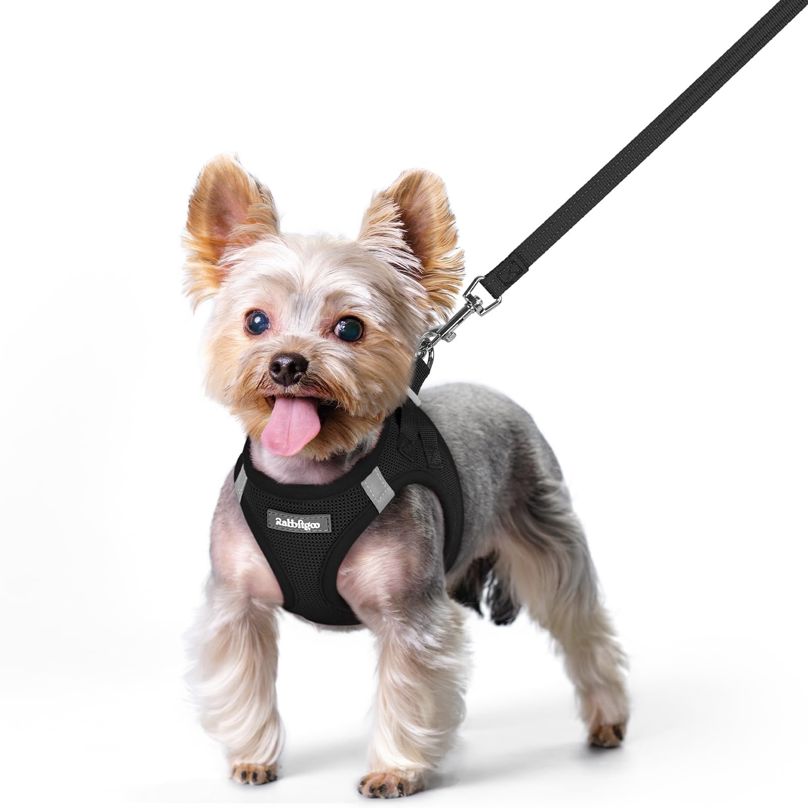 Soft Mesh Dog Harness and Leash Set Reflective Lightweight