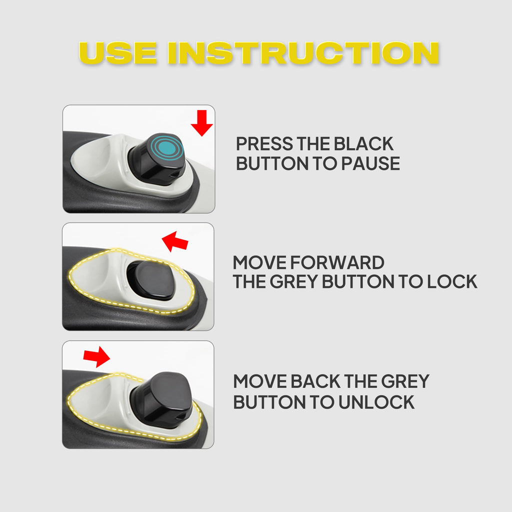 Retractable Dog Leash 30ft Heavy Duty Tangle-Free Lead