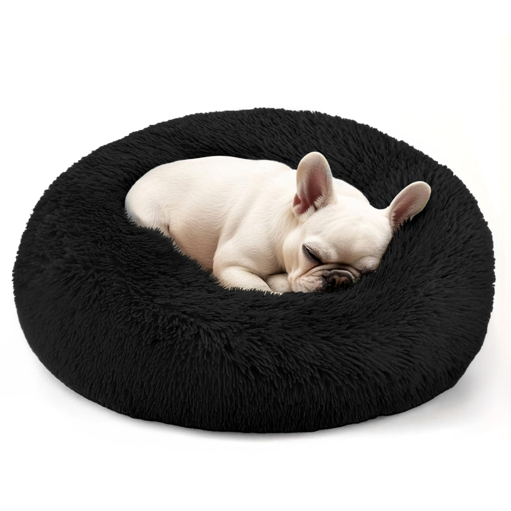 Dogs Bed for Small Dogs, Anti-Anxiety Washable Round Bed