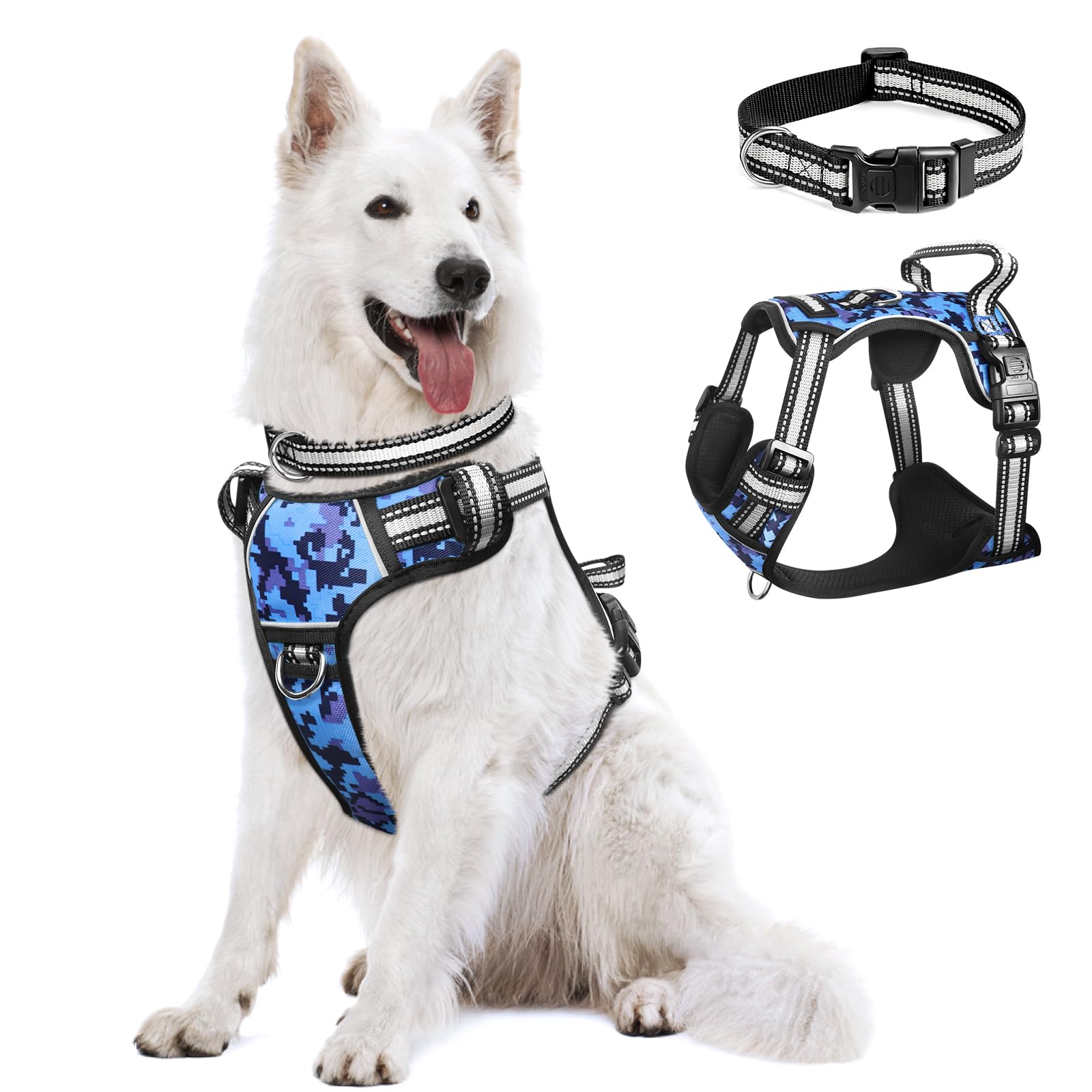 No Pull Dog Harness Reflective Adjustable with Handle