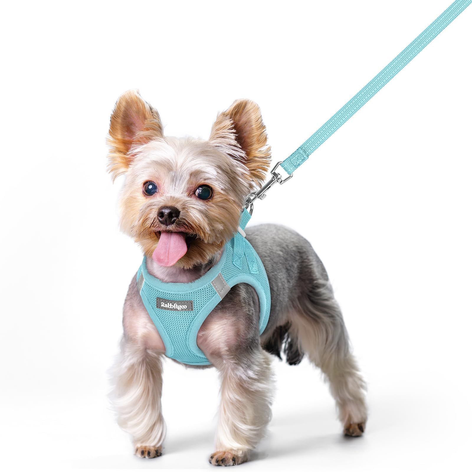 Soft Mesh Dog Harness and Leash Set Reflective Lightweight