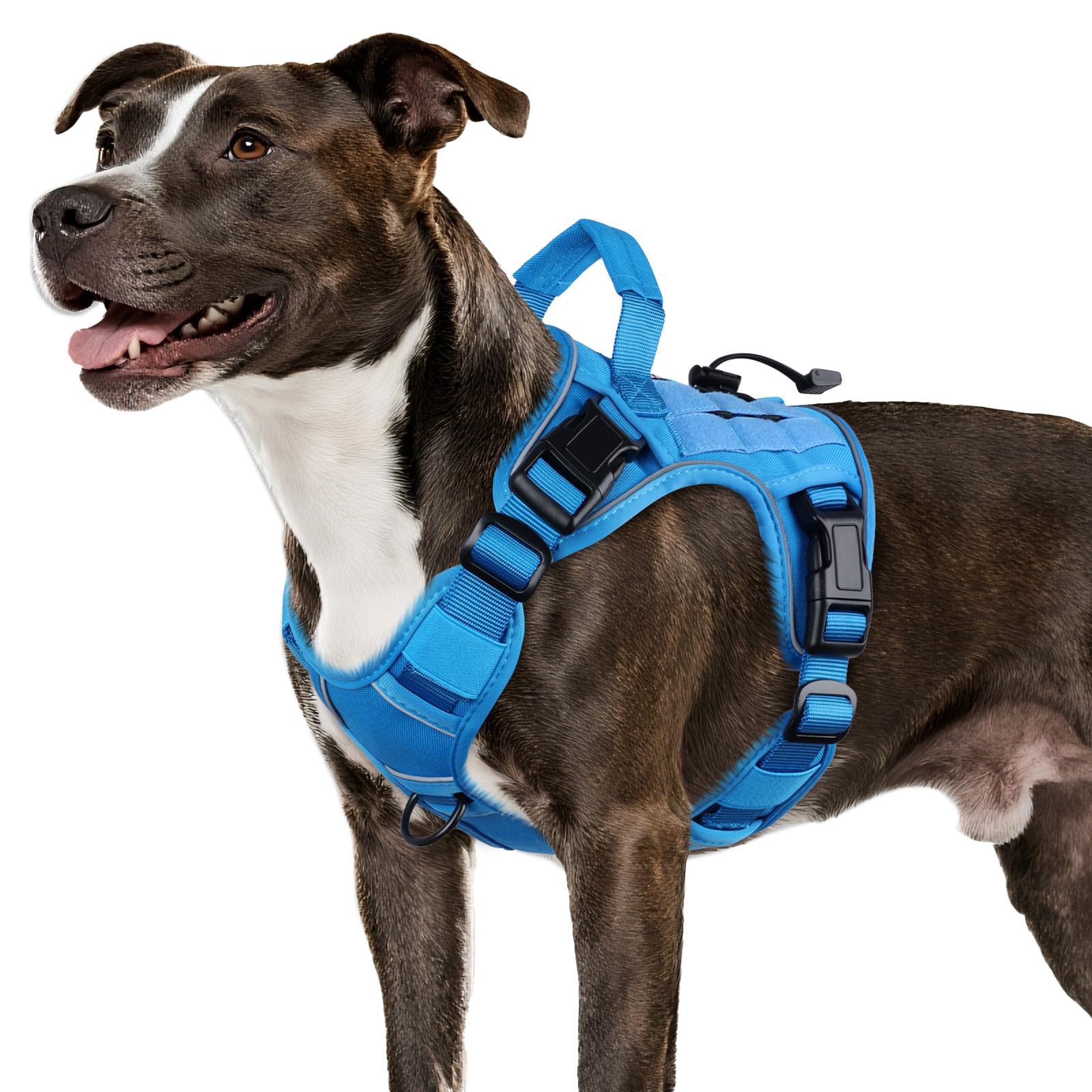 Heavy Duty Tactical Dog Harness Reflective Adjustable Vest