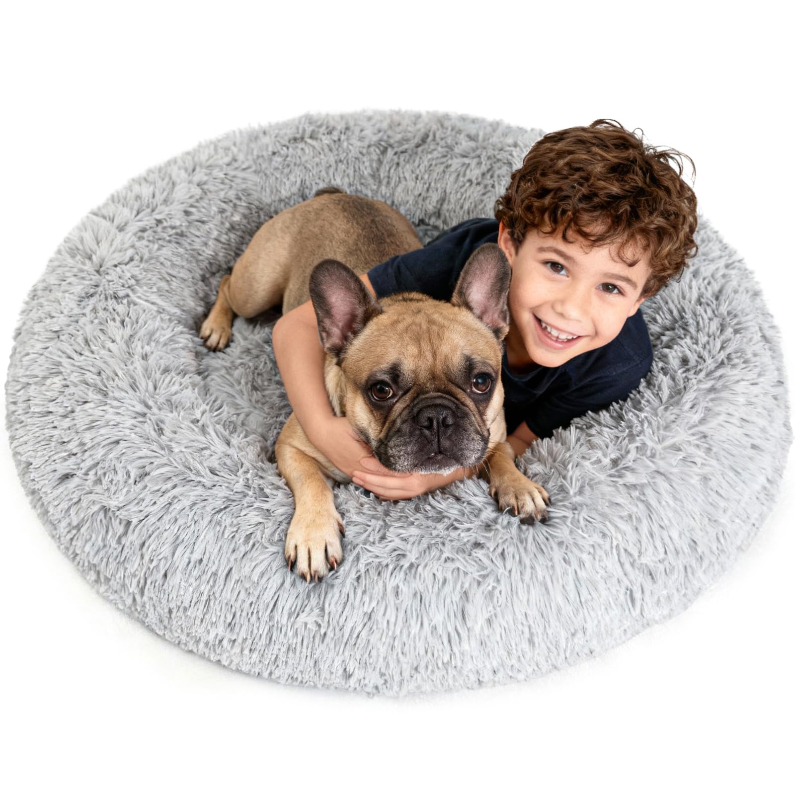 Large Orthopedic Dog Bed Cooling Gel Washable Cover