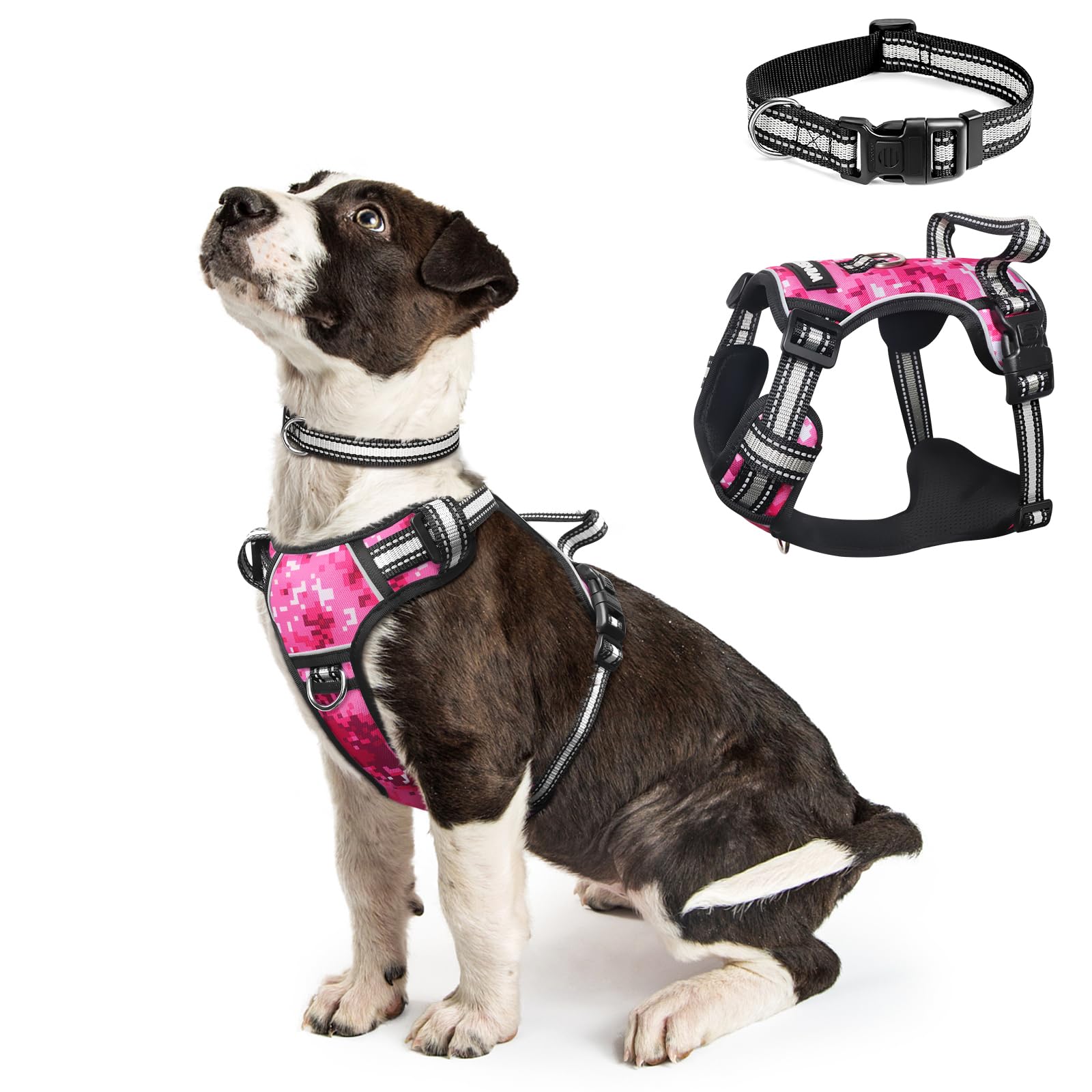 No Pull Dog Harness Reflective Adjustable with Handle