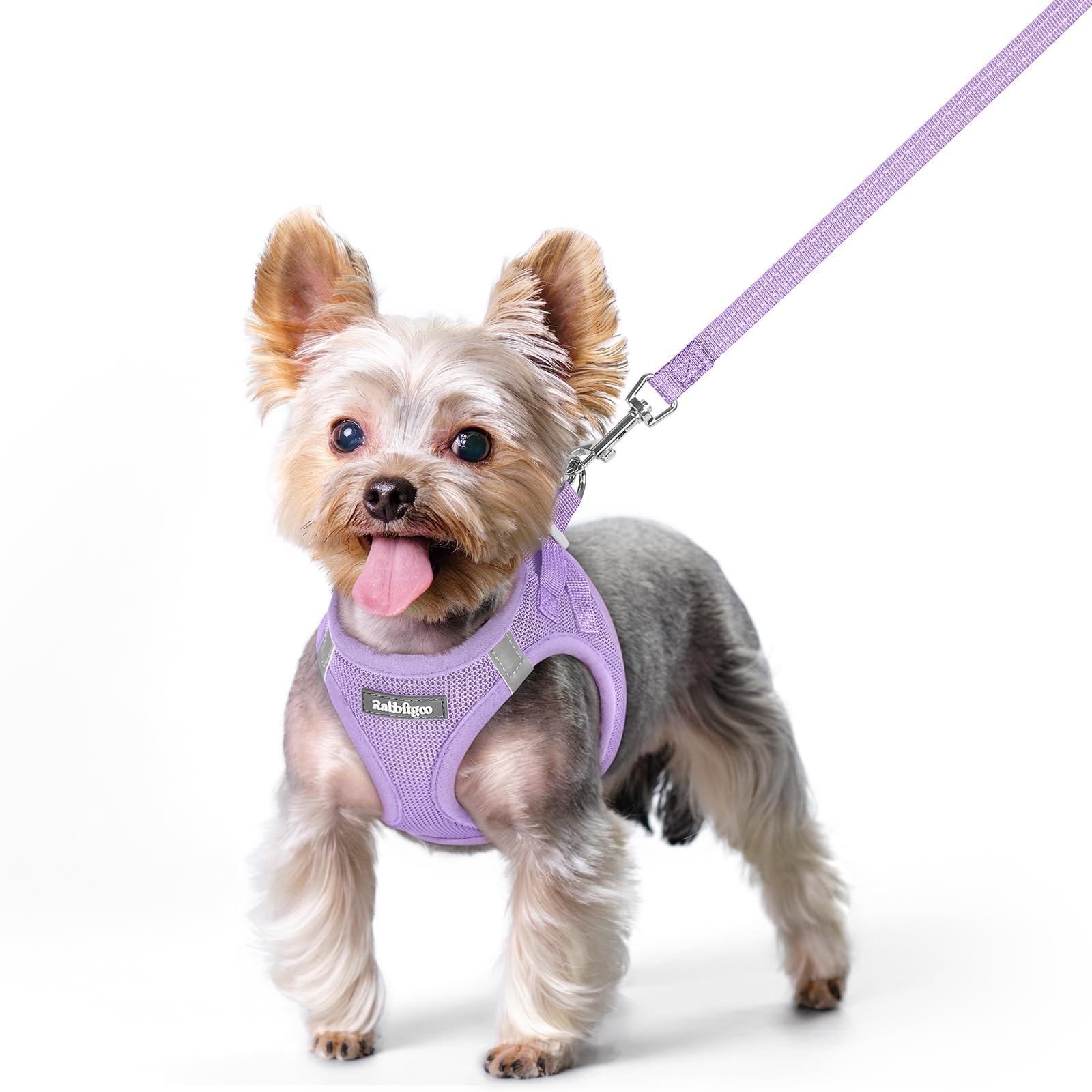 Soft Mesh Dog Harness and Leash Set Reflective Lightweight