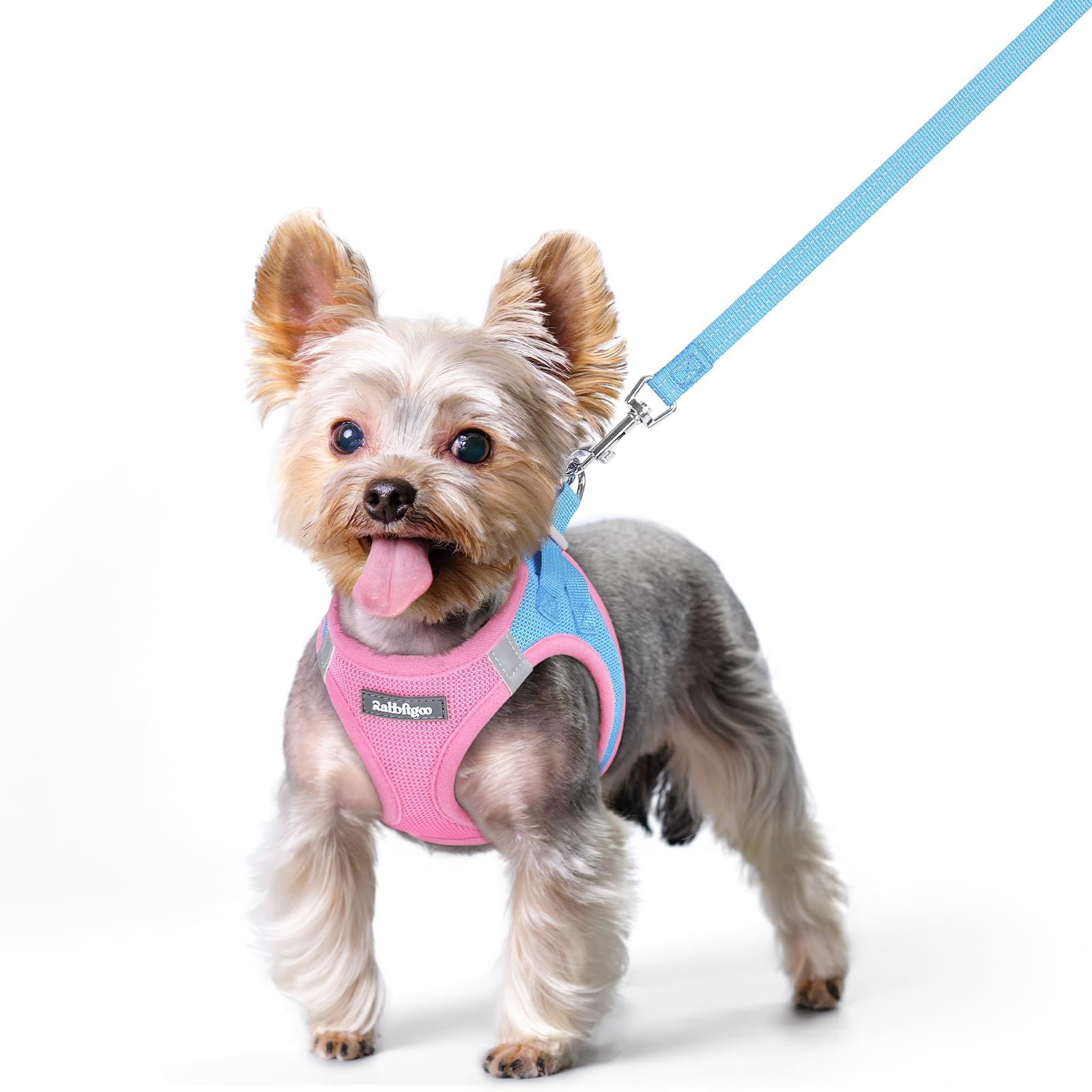 Soft Mesh Dog Harness and Leash Set Reflective Lightweight