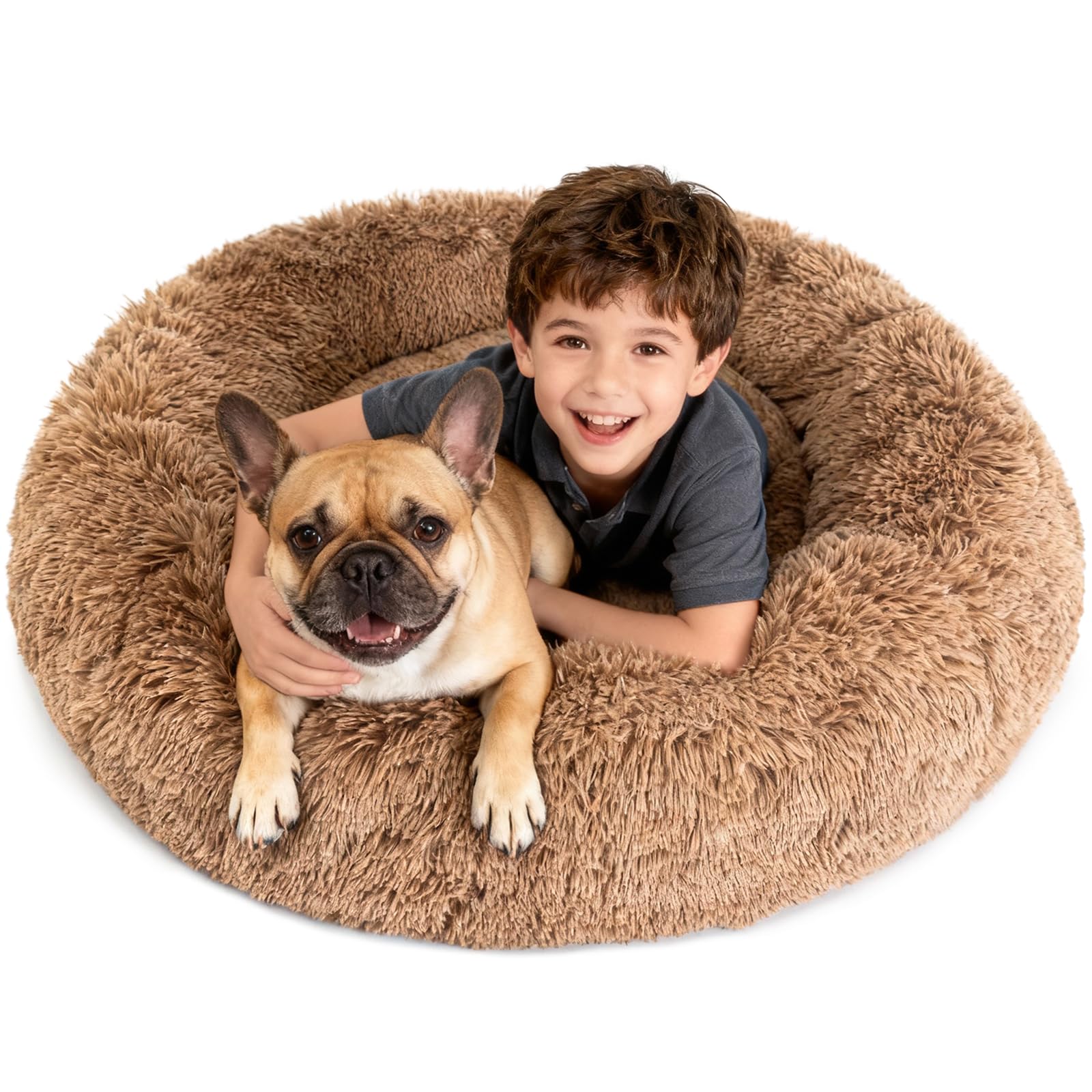 Large Orthopedic Dog Bed Cooling Gel Washable Cover
