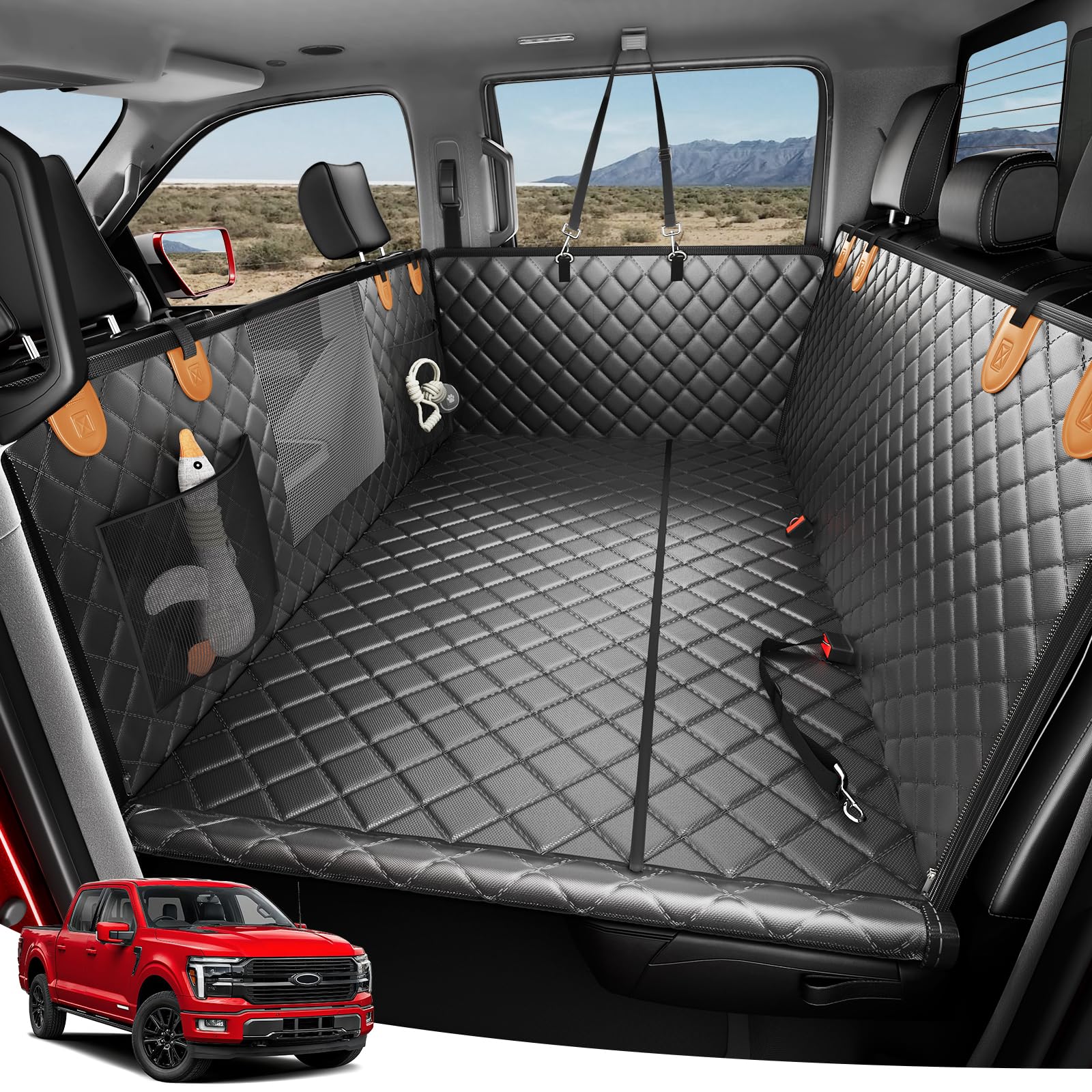 Zanch 2025 Upgraded Dog Car Seat Cover