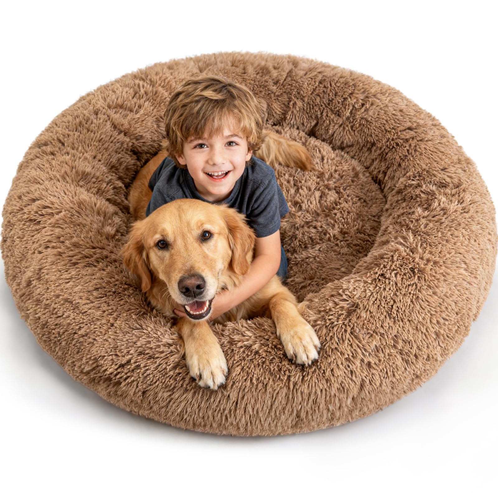 Large Orthopedic Dog Bed Cooling Gel Washable Cover