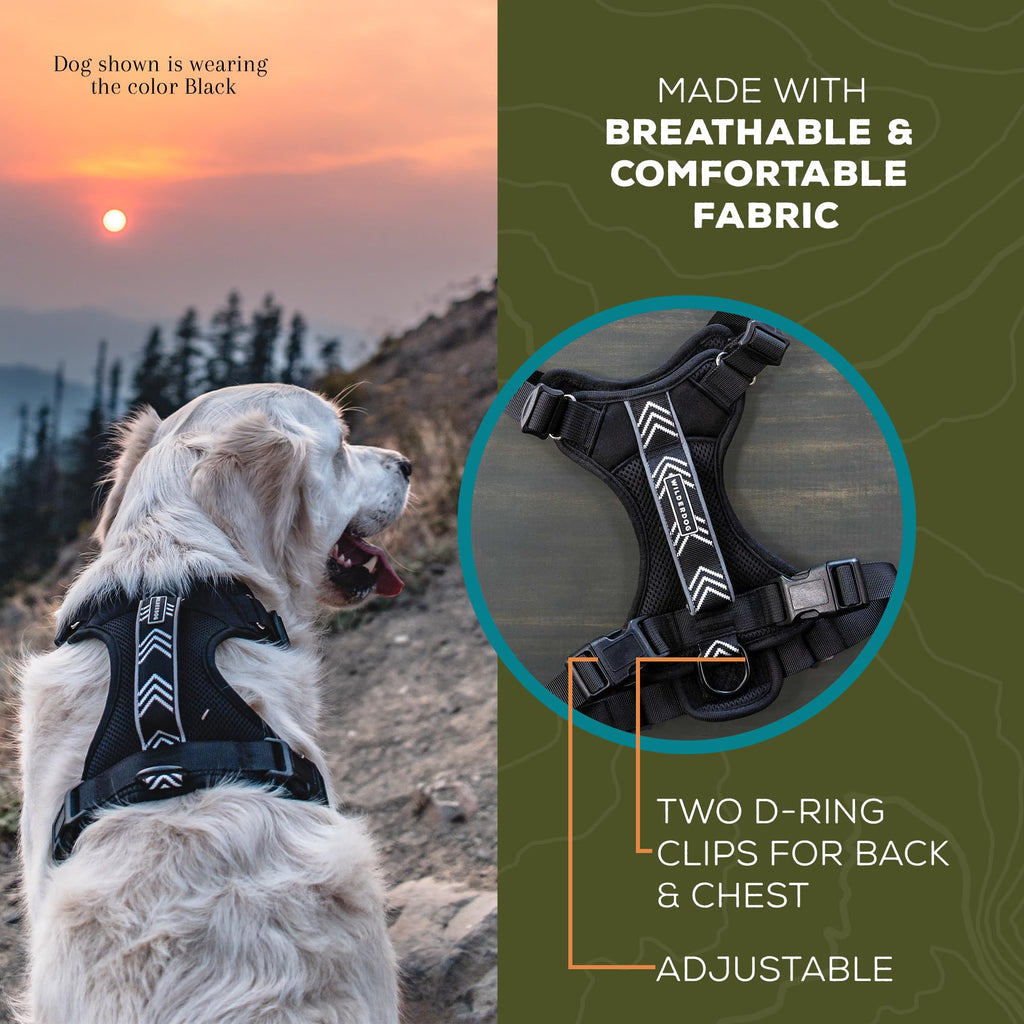 Wilderdog Lightweight Dog Harness with Reflective Straps