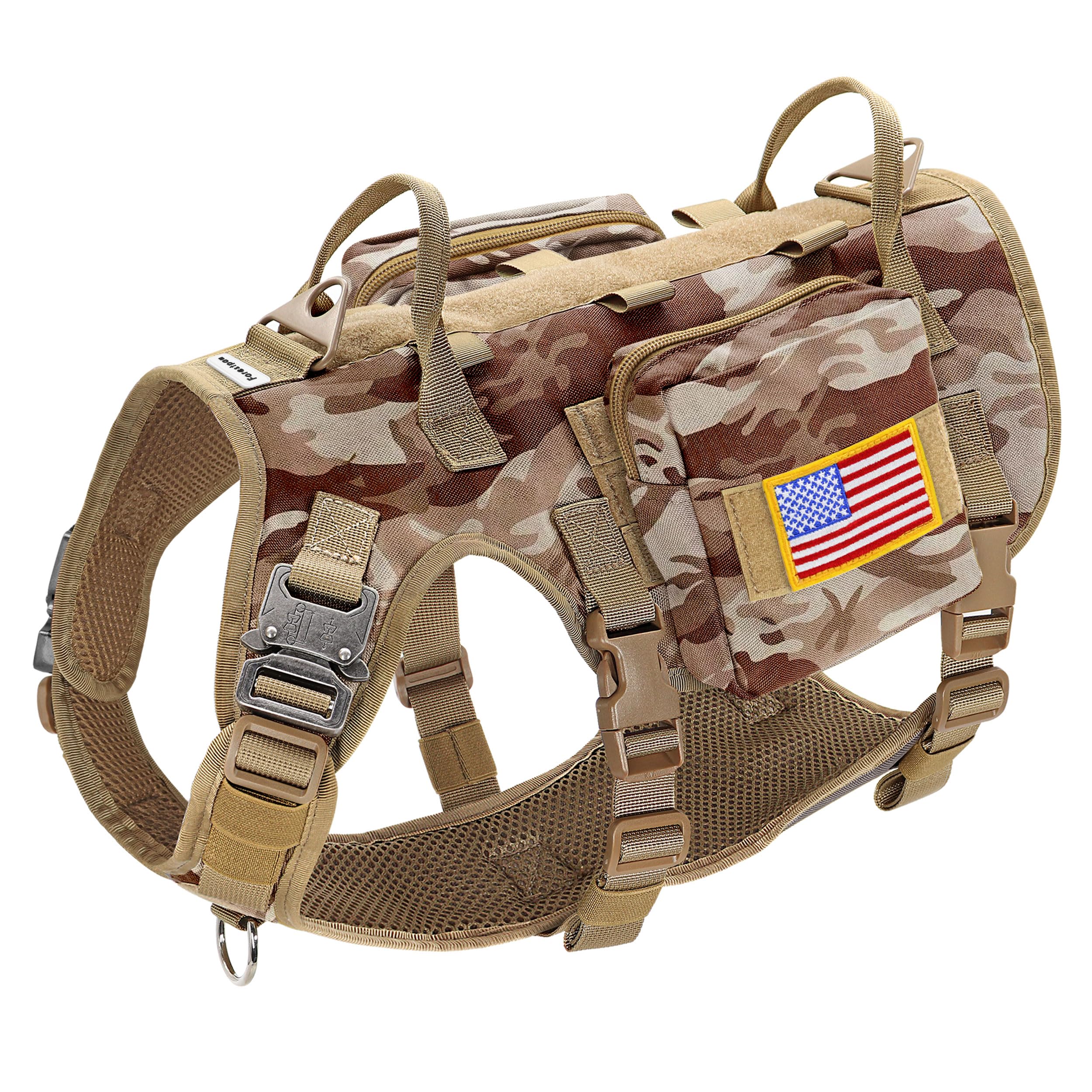 Tactical Dog Harness No Pull Adjustable with Handle